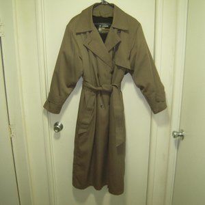 London Fog Ladies Double-Breasted Overcoat / Trenchcoat   8-Reg.